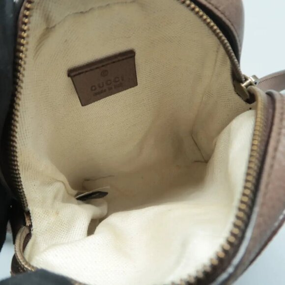 100% Authentic GUCCI  Ophidia Brown Canvas Crossbody Bag 922-12524 - Picture 9 of 12